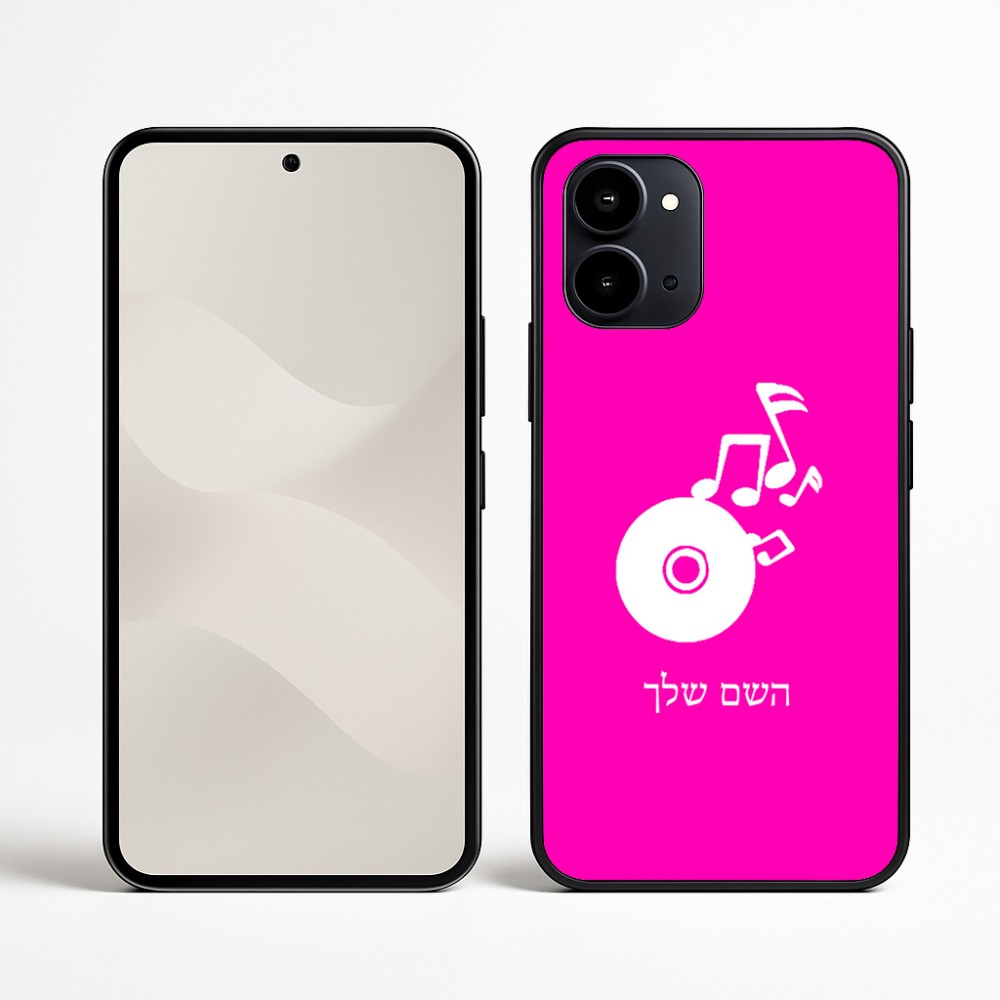 כיסוי בעיצוב אישי עם השם שלך לדגם - Nothing Phone (3a) בעיצוב תקליטור - אזור מוזיקה