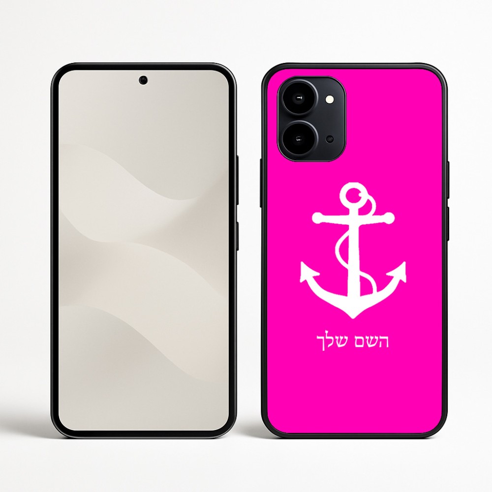 כיסוי בעיצוב אישי עם השם שלך לדגם - Nothing Phone (3a) בעיצוב לעגן