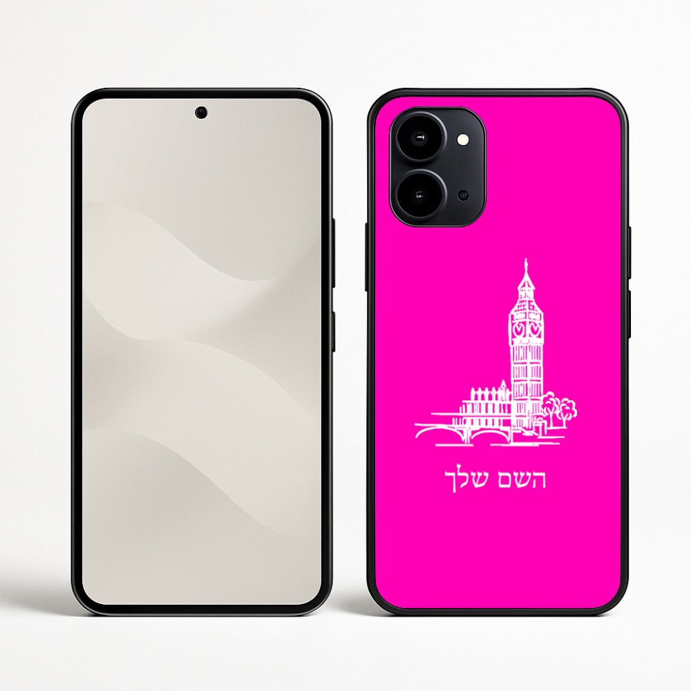 כיסוי בעיצוב אישי עם השם שלך לדגם - Nothing Phone (3a) בעיצוב ביג בן
