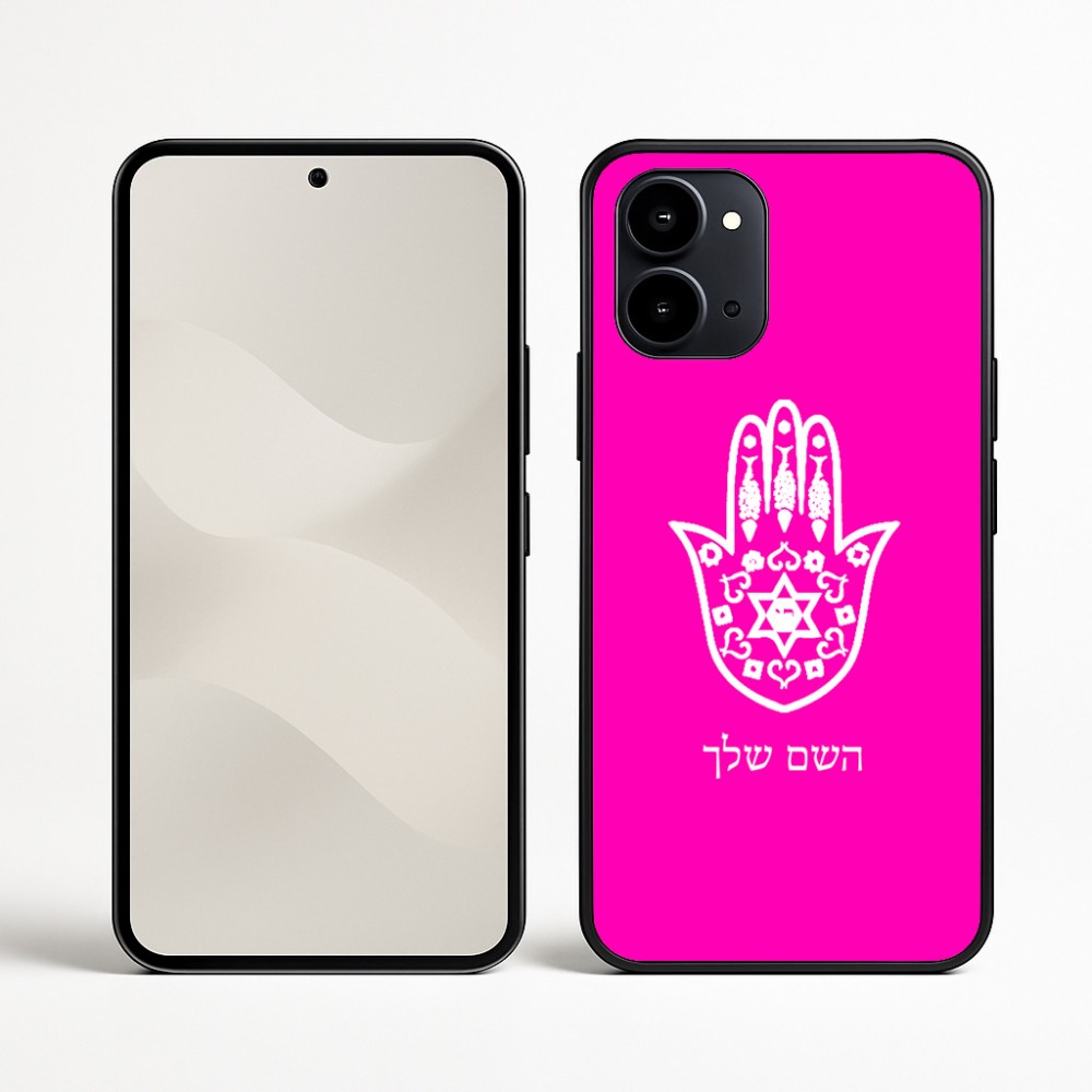 כיסוי בעיצוב אישי עם השם שלך לדגם - Nothing Phone (3a) בעיצוב חמסה - קבלה