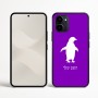 כיסוי בעיצוב אישי עם השם שלך לדגם - Nothing Phone (3a) בעיצוב פינגווין