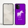 כיסוי בעיצוב אישי עם השם שלך לדגם - Nothing Phone (3a) בעיצוב זברה