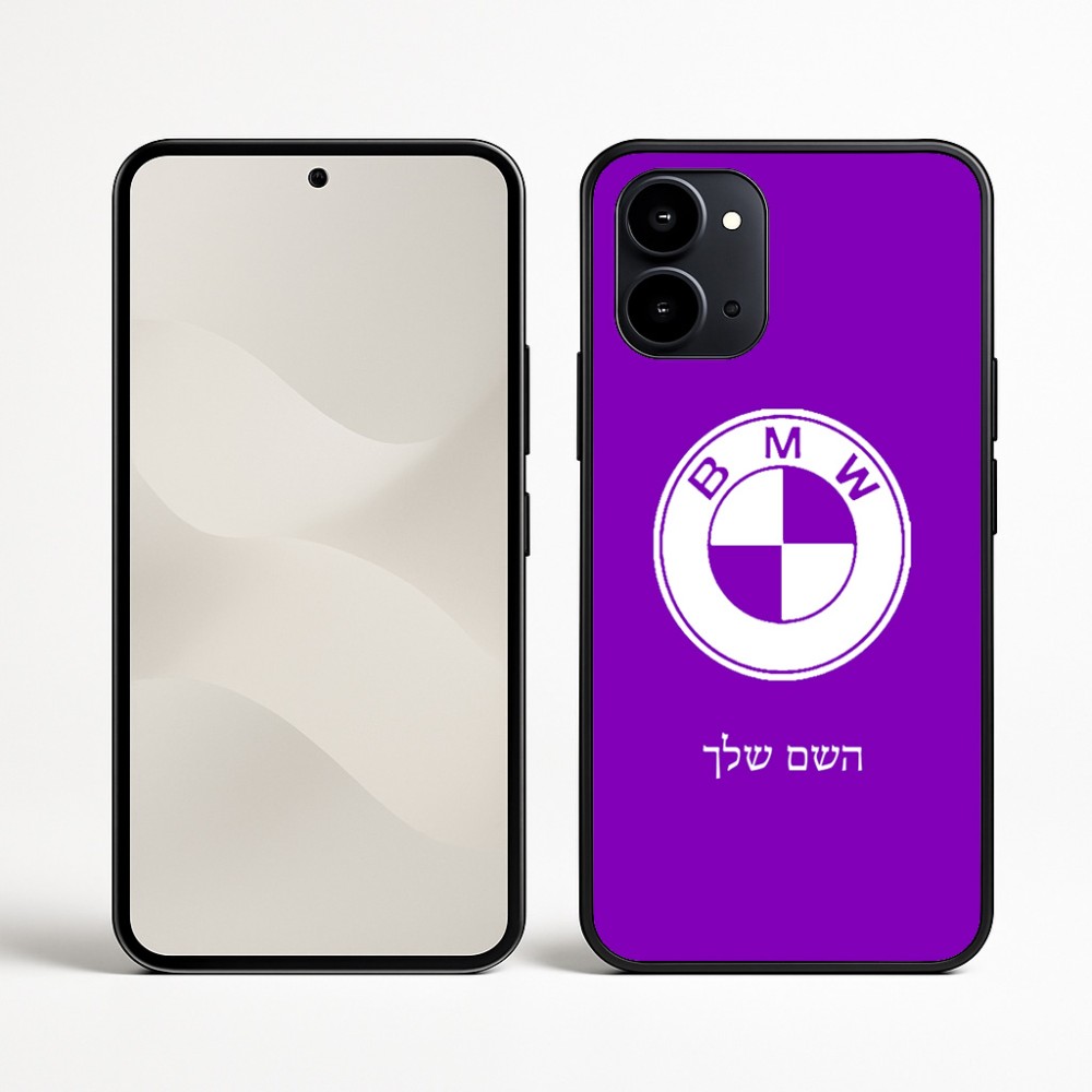 כיסוי בעיצוב אישי עם השם שלך לדגם - Nothing Phone (3a) בעיצוב ב.מ.וו