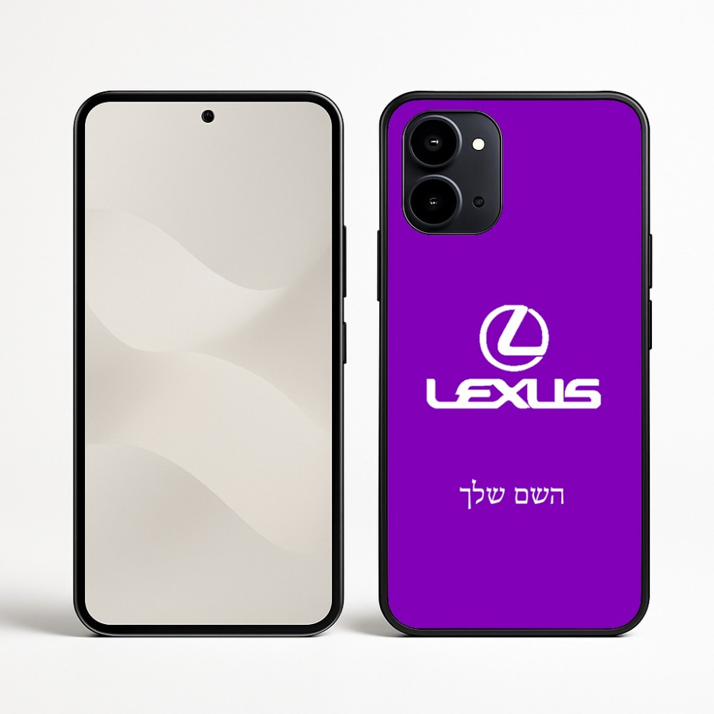 כיסוי בעיצוב אישי עם השם שלך לדגם - Nothing Phone (3a) בעיצוב לקסוס