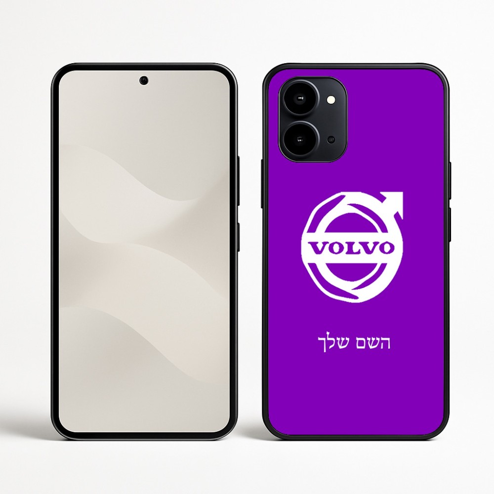 כיסוי בעיצוב אישי עם השם שלך לדגם - Nothing Phone (3a) בעיצוב וולוו