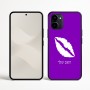 כיסוי בעיצוב אישי עם השם שלך לדגם - Nothing Phone (3a) בעיצוב שפתיים - נשיקה