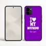 כיסוי בעיצוב אישי עם השם שלך לדגם - Nothing Phone (3a) בעיצוב אוהבת את החבר שלי