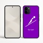 כיסוי בעיצוב אישי עם השם שלך לדגם - Nothing Phone (3a) בעיצוב קפיצת סקי אולימפית