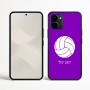 כיסוי בעיצוב אישי עם השם שלך לדגם - Nothing Phone (3a) בעיצוב כדור כדורעף