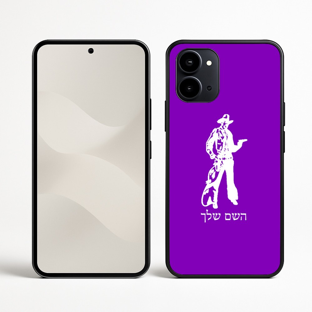 כיסוי בעיצוב אישי עם השם שלך לדגם - Nothing Phone (3a) בעיצוב קאובוי המערב הפרוע