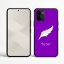 כיסוי בעיצוב אישי עם השם שלך לדגם - Nothing Phone (3a) בעיצוב נוצת נוצה