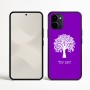 כיסוי בעיצוב אישי עם השם שלך לדגם - Nothing Phone (3a) בעיצוב עץ