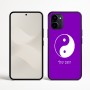 כיסוי בעיצוב אישי עם השם שלך לדגם - Nothing Phone (3a) בעיצוב סמל יינג יאנג
