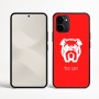כיסוי בעיצוב אישי עם השם שלך לדגם - Nothing Phone (3a) בעיצוב פרצוף בולדוג
