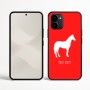 כיסוי בעיצוב אישי עם השם שלך לדגם - Nothing Phone (3a) בעיצוב סוס