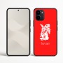 כיסוי בעיצוב אישי עם השם שלך לדגם - Nothing Phone (3a) בעיצוב ארנב מחזיק גזר
