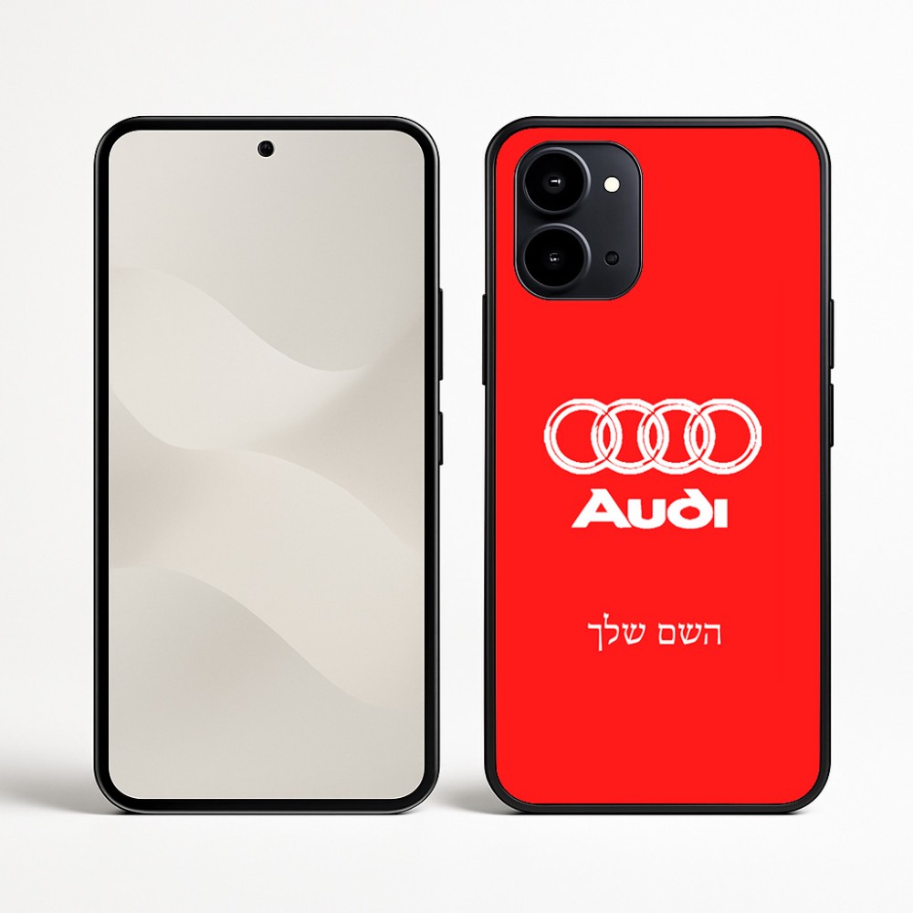 כיסוי בעיצוב אישי עם השם שלך לדגם - Nothing Phone (3a) בעיצוב אאודי