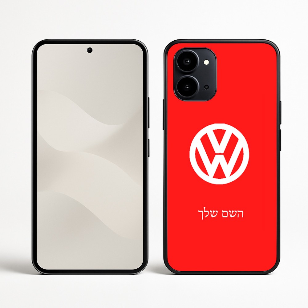 כיסוי בעיצוב אישי עם השם שלך לדגם - Nothing Phone (3a) בעיצוב פולקסווגן