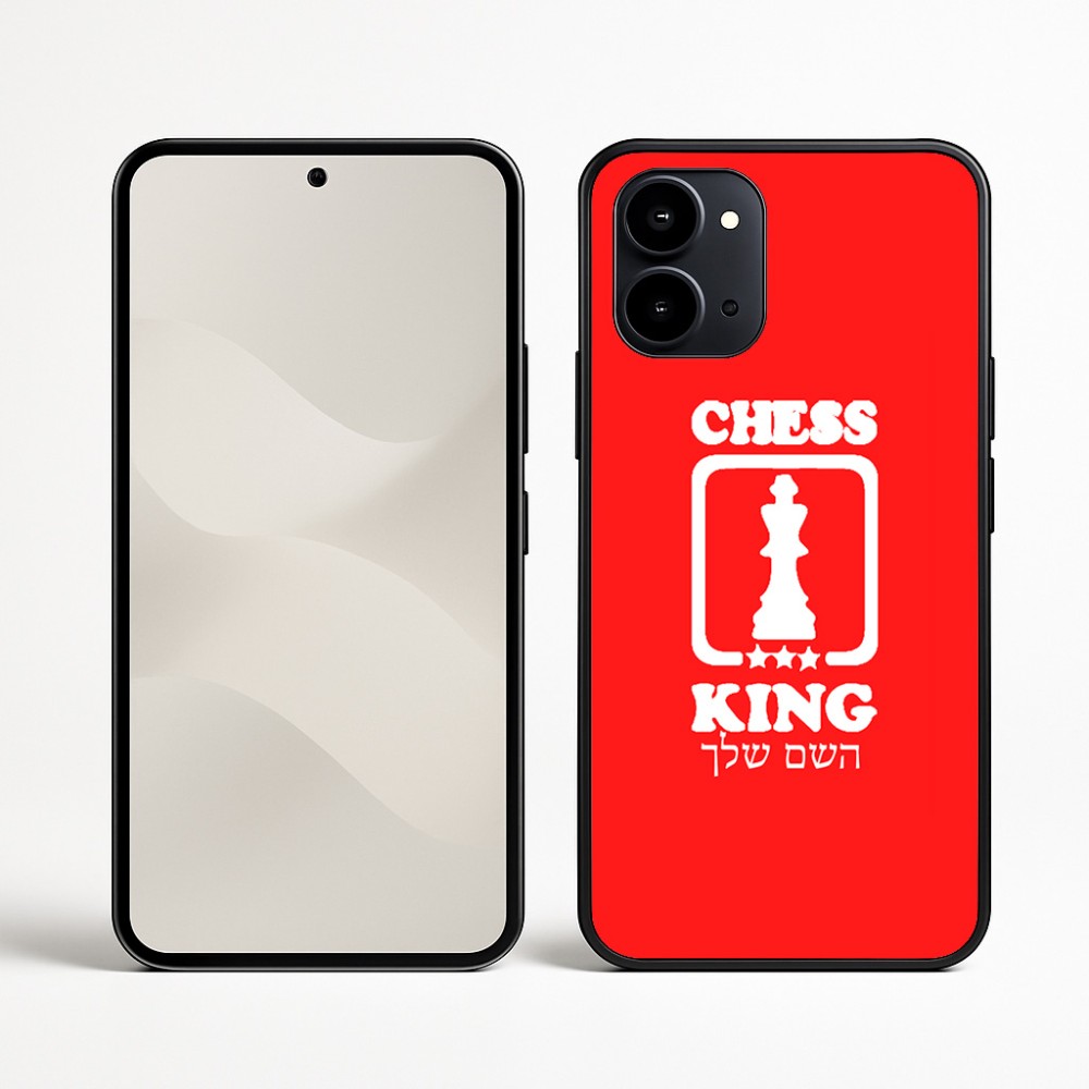 כיסוי בעיצוב אישי עם השם שלך לדגם - Nothing Phone (3a) בעיצוב שחמט