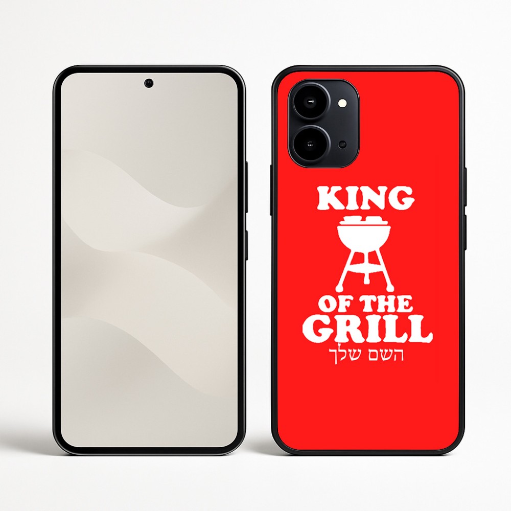 כיסוי בעיצוב אישי עם השם שלך לדגם - Nothing Phone (3a) בעיצוב מלך הגריל