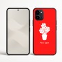 כיסוי בעיצוב אישי עם השם שלך לדגם - Nothing Phone (3a) בעיצוב פרח
