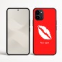 כיסוי בעיצוב אישי עם השם שלך לדגם - Nothing Phone (3a) בעיצוב שפתיים - נשיקה