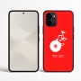 כיסוי בעיצוב אישי עם השם שלך לדגם - Nothing Phone (3a) בעיצוב תקליטור - אזור מוזיקה
