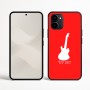 כיסוי בעיצוב אישי עם השם שלך לדגם - Nothing Phone (3a) בעיצוב גיטרה