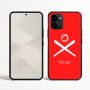 כיסוי בעיצוב אישי עם השם שלך לדגם - Nothing Phone (3a) בעיצוב כדור בסיס