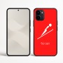 כיסוי בעיצוב אישי עם השם שלך לדגם - Nothing Phone (3a) בעיצוב קפיצת סקי אולימפית