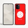 כיסוי בעיצוב אישי עם השם שלך לדגם - Nothing Phone (3a) בעיצוב כדור כדורעף