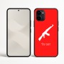 כיסוי בעיצוב אישי עם השם שלך לדגם - Nothing Phone (3a) בעיצוב אק 47