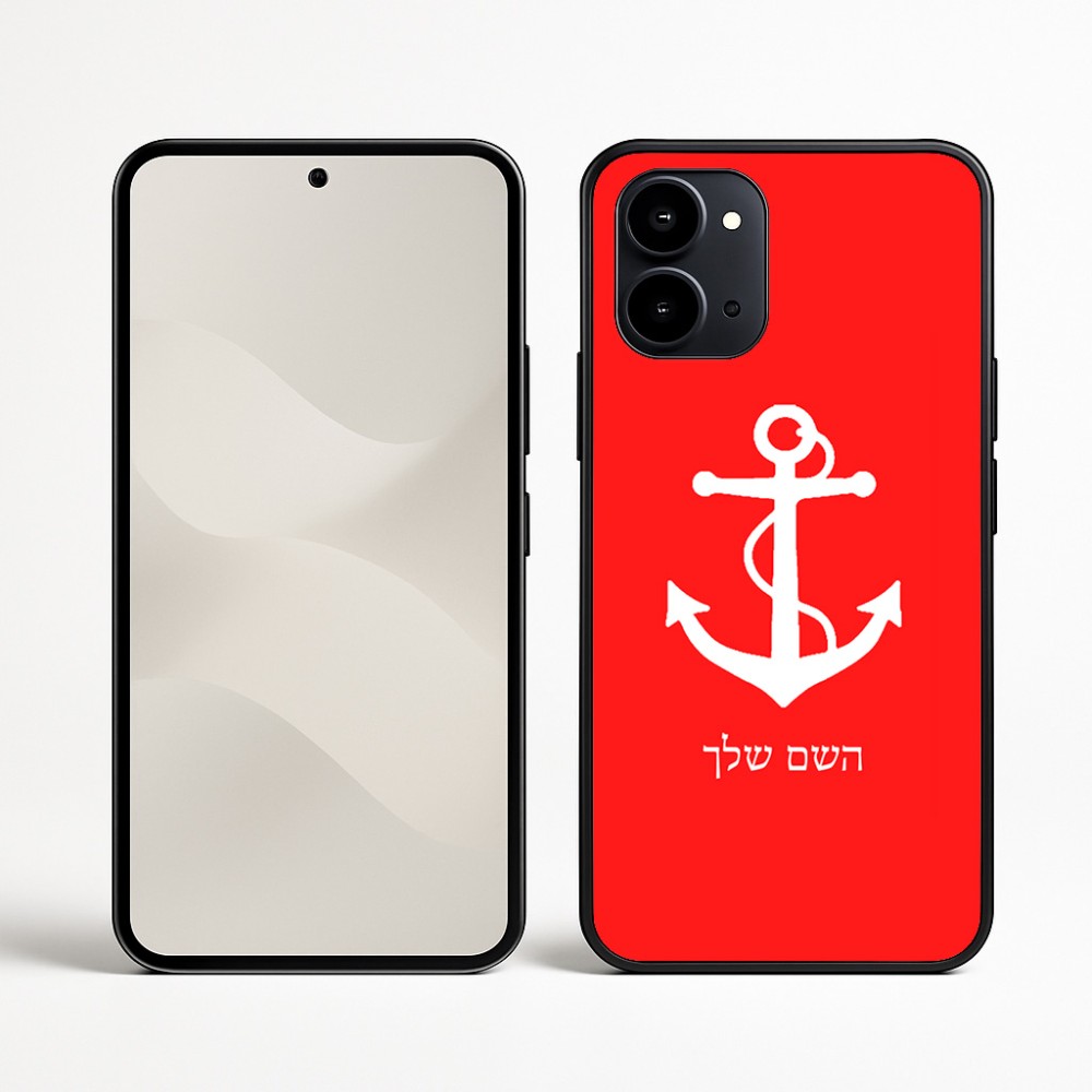 כיסוי בעיצוב אישי עם השם שלך לדגם - Nothing Phone (3a) בעיצוב לעגן