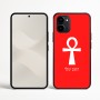 כיסוי בעיצוב אישי עם השם שלך לדגם - Nothing Phone (3a) בעיצוב אנק - מפתח החיים המצרי