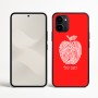 כיסוי בעיצוב אישי עם השם שלך לדגם - Nothing Phone (3a) בעיצוב הדפס תפוח