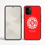 כיסוי בעיצוב אישי עם השם שלך לדגם - Nothing Phone (3a) בעיצוב כבאי - תגית