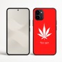 כיסוי בעיצוב אישי עם השם שלך לדגם - Nothing Phone (3a) בעיצוב עלה מריחואנה - גראס