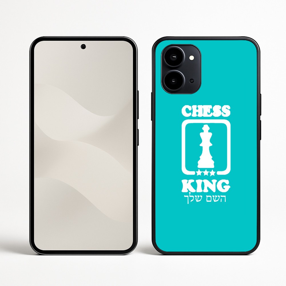 כיסוי בעיצוב אישי עם השם שלך לדגם - Nothing Phone (3a) בעיצוב שחמט
