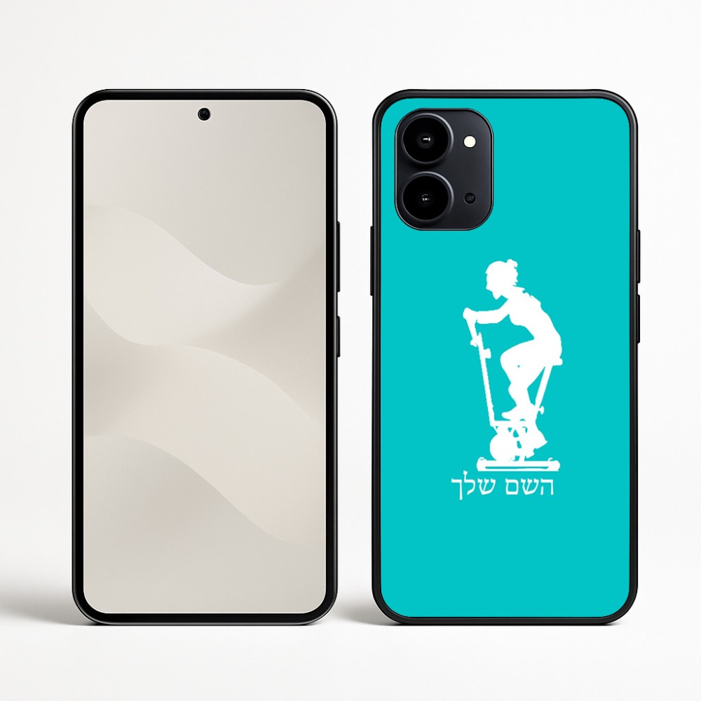 כיסוי בעיצוב אישי עם השם שלך לדגם - Nothing Phone (3a) בעיצוב אימון ספינינג - אישה