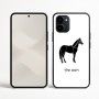 כיסוי בעיצוב אישי עם השם שלך לדגם - Nothing Phone (3a) בעיצוב סוס