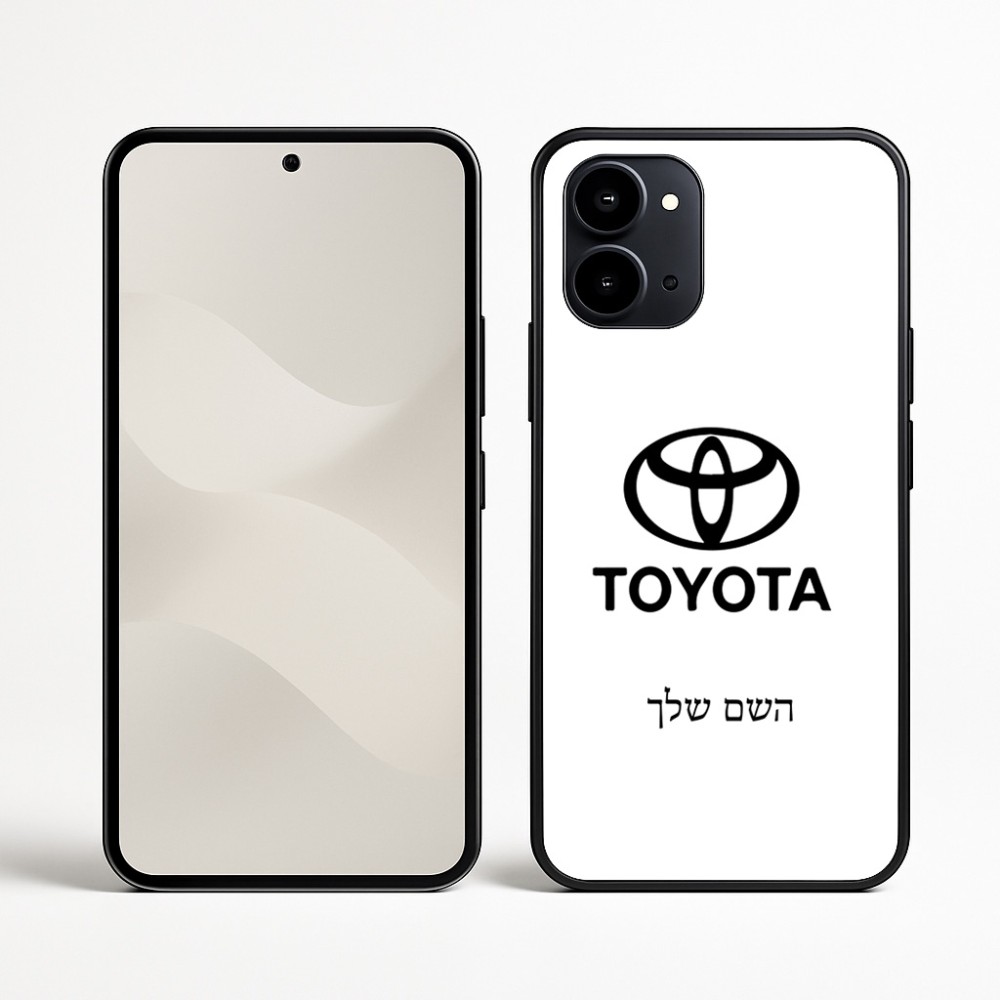 כיסוי בעיצוב אישי עם השם שלך לדגם - Nothing Phone (3a) בעיצוב טויוטה