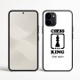 כיסוי בעיצוב אישי עם השם שלך לדגם - Nothing Phone (3a) בעיצוב שחמט