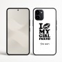 כיסוי בעיצוב אישי עם השם שלך לדגם - Nothing Phone (3a) בעיצוב לנשק את החברה שלי