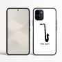 כיסוי בעיצוב אישי עם השם שלך לדגם - Nothing Phone (3a) בעיצוב סקסופון