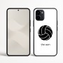 כיסוי בעיצוב אישי עם השם שלך לדגם - Nothing Phone (3a) בעיצוב כדור כדורעף
