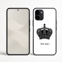 כיסוי בעיצוב אישי עם השם שלך לדגם - Nothing Phone (3a) בעיצוב כתר מלכותי