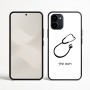 כיסוי בעיצוב אישי עם השם שלך לדגם - Nothing Phone (3a) בעיצוב סטטוסקופ רופא