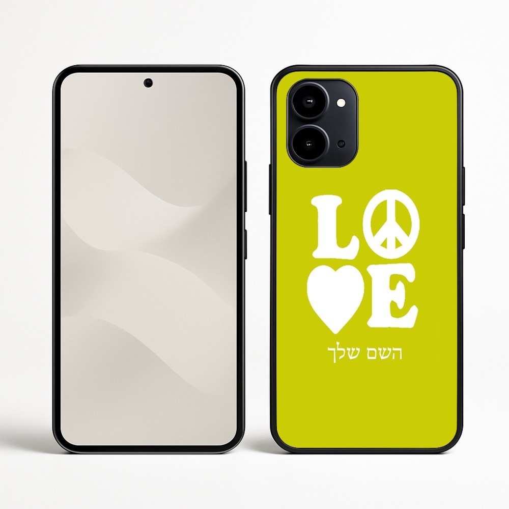כיסוי בעיצוב אישי עם השם שלך לדגם - Nothing Phone (3a) בעיצוב אהבה