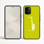 כיסוי בעיצוב אישי עם השם שלך לדגם - Nothing Phone (3a) בעיצוב סקסופון