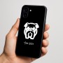 כיסוי בעיצוב אישי עם השם שלך לדגם - Nothing Phone (3a) בעיצוב פרצוף בולדוג
